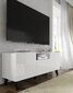 TV-kapp Akl Furniture Diuna, valge hind ja info | Televiisori alused | hansapost.ee