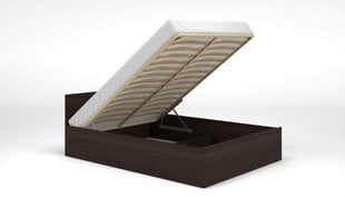 Кровать с матрасом и ящиком для белья, 160x200 см, коричневый цвет kaina ir informacija | Кровати | hansapost.ee
