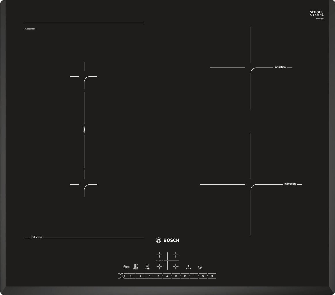 Bosch PVS651FB5E цена и информация | Pliidiplaadid | hansapost.ee