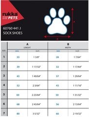 Koerte saapad Rukka Sock N4, suurus 1, must hind ja info | Koerte riided | hansapost.ee