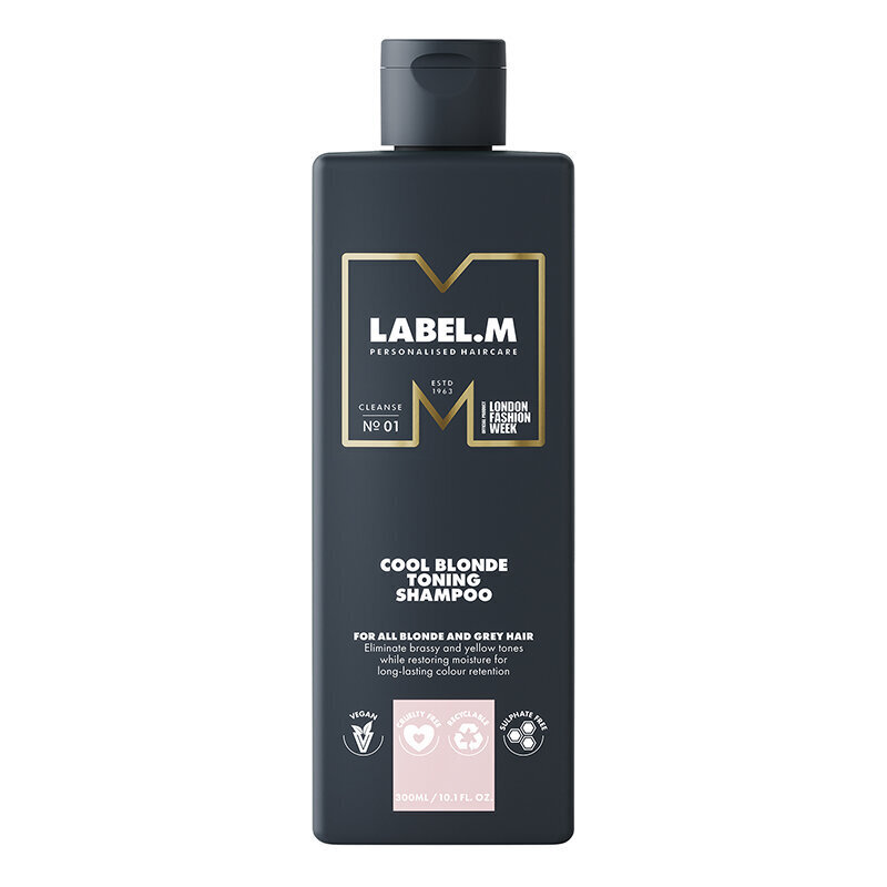 Toniseeriv juuksešampoon Label.m Cool Blonde, 300 ml цена и информация | Šampoonid | hansapost.ee