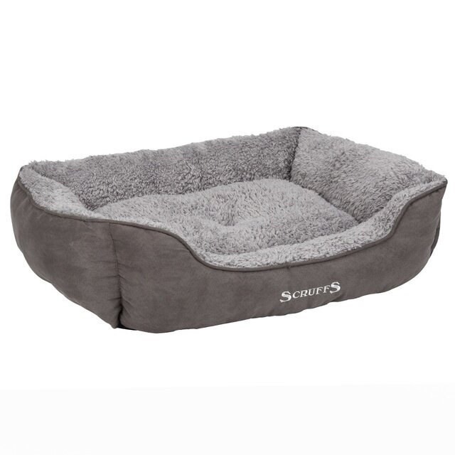 Koera pesa Scruffs Cosy Box Bed 50x40cm, hall цена и информация | Pesad, asemed | hansapost.ee