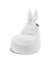 Laste kott-tool Qubo™ Baby Rabbit Snowdrop Fluffy Fit, valge price and information | Bag chairs, armchairs and poufs for children | hansapost.ee