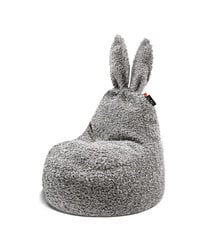 Laste kott-tool Qubo™ Baby Rabbit Linden Fluffy Fit, helehall price and information | Bag chairs, armchairs and poufs for children | hansapost.ee