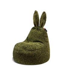 Laste kott-tool Qubo™ Baby Rabbit Cactus Fluffy Fit, roheline цена и информация | Детские диваны, кресла | hansapost.ee