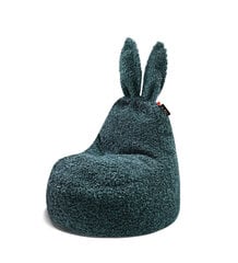 Laste kott-tool Qubo™ Baby Rabbit Crocus Fluffy Fit, roheline price and information | Bag chairs, armchairs and poufs for children | hansapost.ee