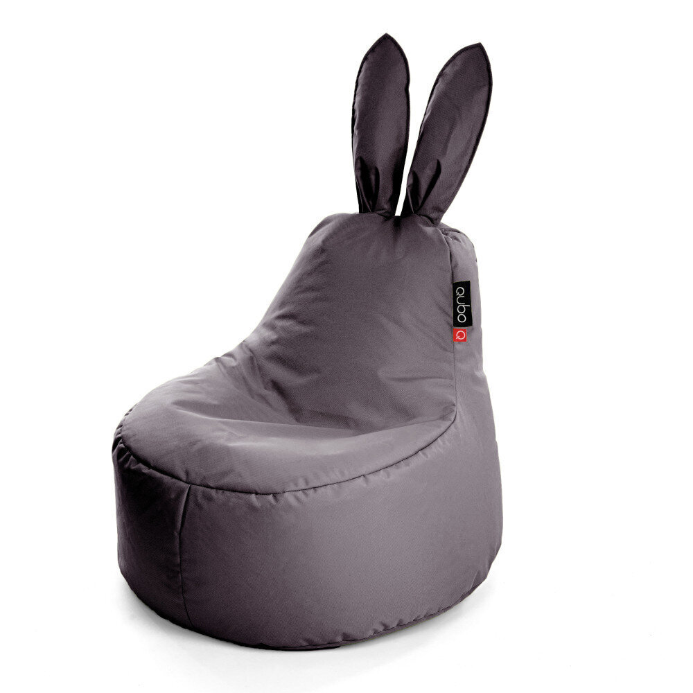 Laste kott-tool Qubo™ Baby Rabbit Grape Pop Fit, hall hind ja info | Kott-toolid, tugitoolid ja tumbad lastele | hansapost.ee