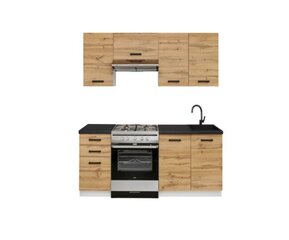 Комплект кухонных шкафчиков Ara, светло-коричневый цвет цена и информация | Кухонные гарнитуры | hansapost.ee