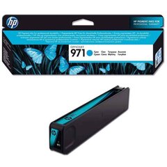 Чернильный картридж HP 971, 24,5 мл, голубой цена и информация | Картриджи для струйных принтеров | hansapost.ee
