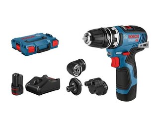 BOSCH PUURPUUR 12V 2x3,0Ah 35/20Nm 4xGFA L-BOXX GSR 12V-35 FC цена и информация | Дрели и шуруповёрты | hansapost.ee