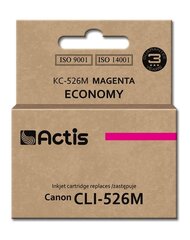 Actis KC-526M tint Canoni printerile; Canon CLI-526M asendus; Standard; 10 ml; magenta hind ja info | Tindiprinteri kassetid | hansapost.ee