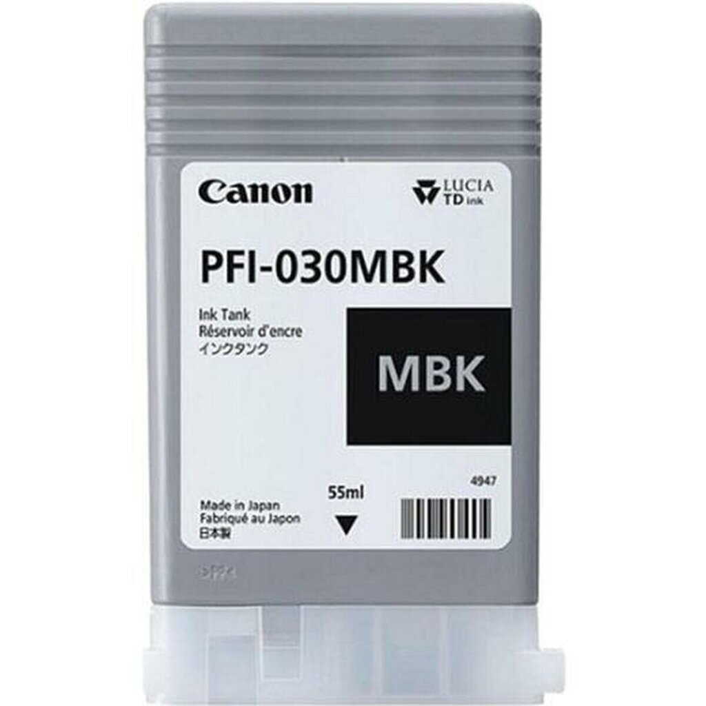 Canon PFI-030 MBK Matt must цена и информация | Tindiprinteri kassetid | hansapost.ee