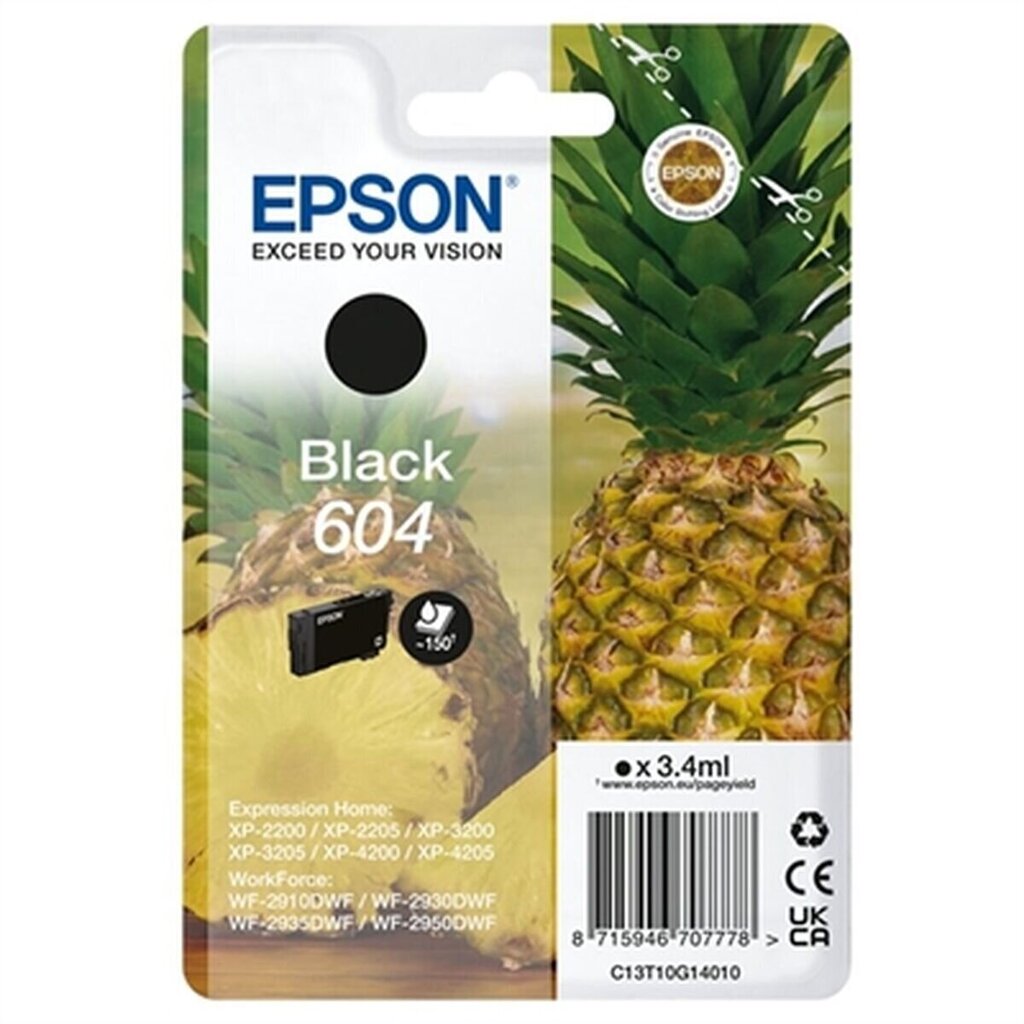 Epson 604 Must hind ja info | Tindiprinteri kassetid | hansapost.ee