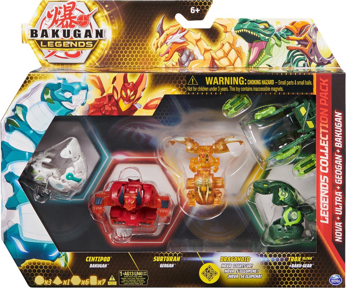 Настольная игра Bakugan Legends Collection Drago Gold Nova, EN цена |  hansapost.ee