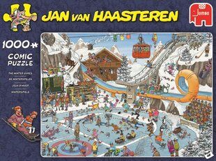 Пазл с видом на зимние игры Jumbo Jan van Haasteren, 1000 дет. цена и информация | Пазлы | hansapost.ee
