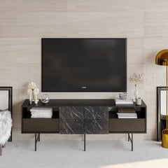 TV-laud Kalune Design Derin, must цена и информация | Тумбы под телевизор | hansapost.ee