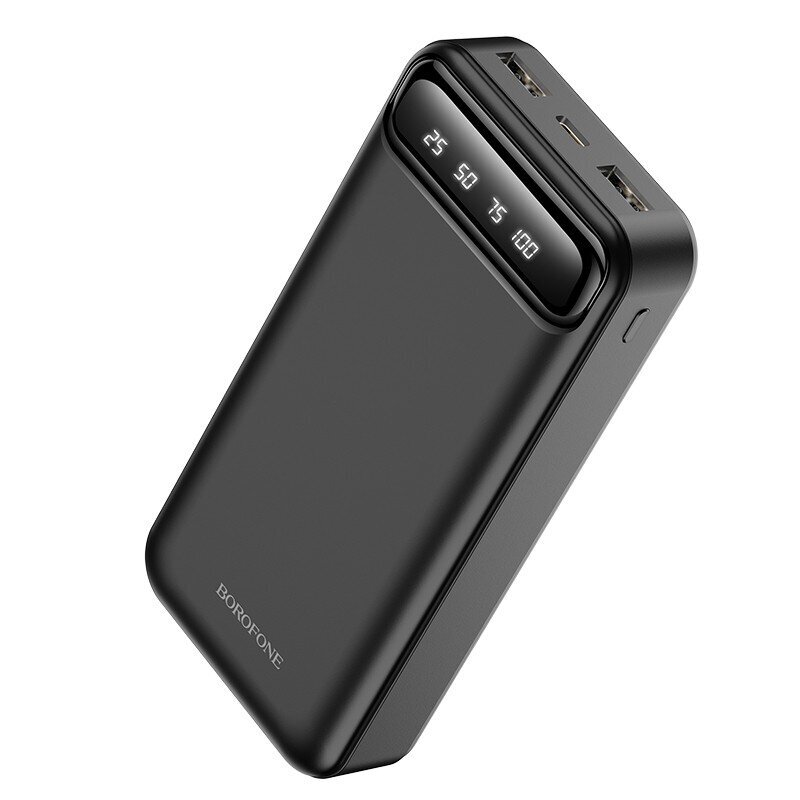 Väline aku Power Bank Borofone BJ14A 2xUSB 20000mAh must hind ja info | Akupangad | hansapost.ee