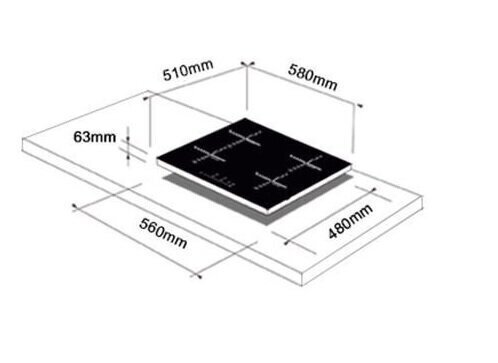 Schlosser PI604Q3 hind ja info | Pliidiplaadid | hansapost.ee