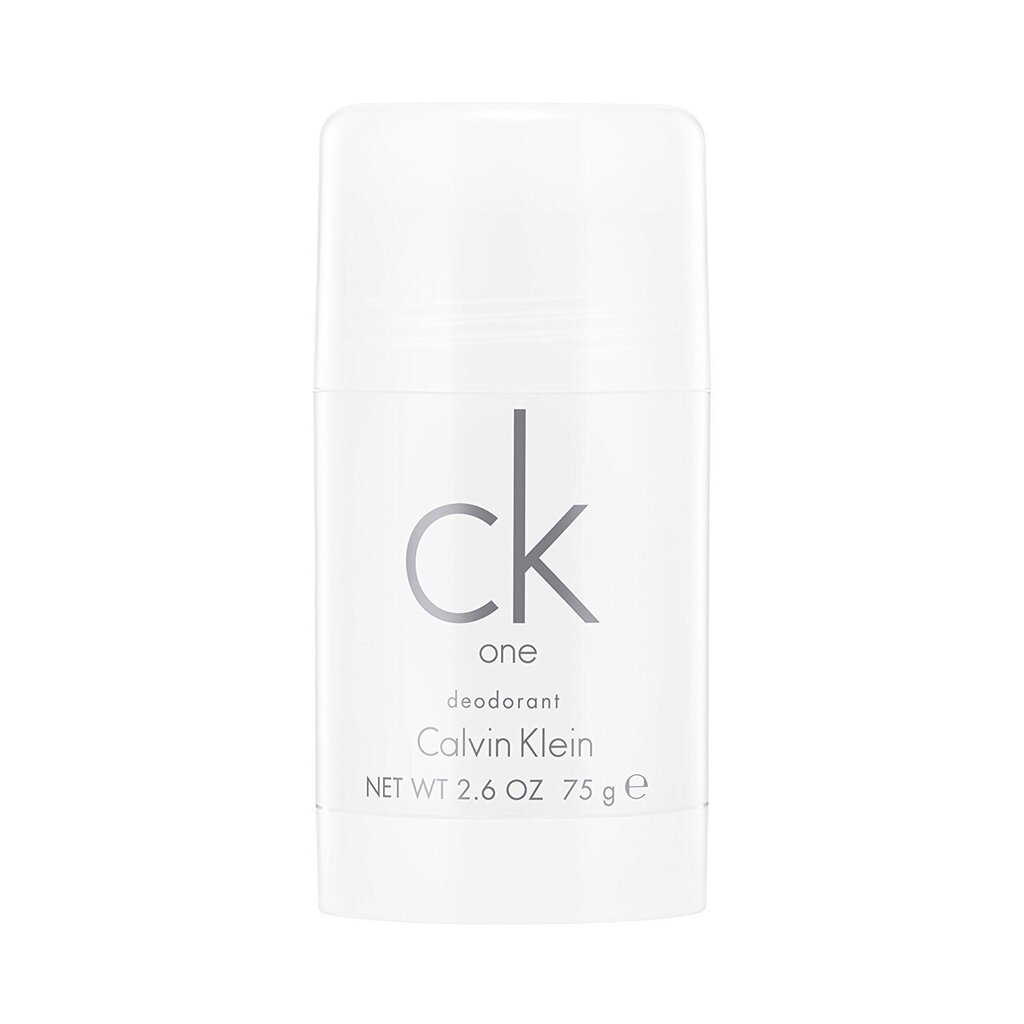 Pulkdeodorant Calvin Klein CK One unisex 75 ml hind ja info | Dušigeelid ja deodorandid naistele | hansapost.ee