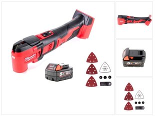 Milwaukee M18 BMT-501 Juhtmeta multitööriist 18V + 1x Aku 5,0Ah - ilma laadijata цена и информация | Пилы, циркулярные станки | hansapost.ee