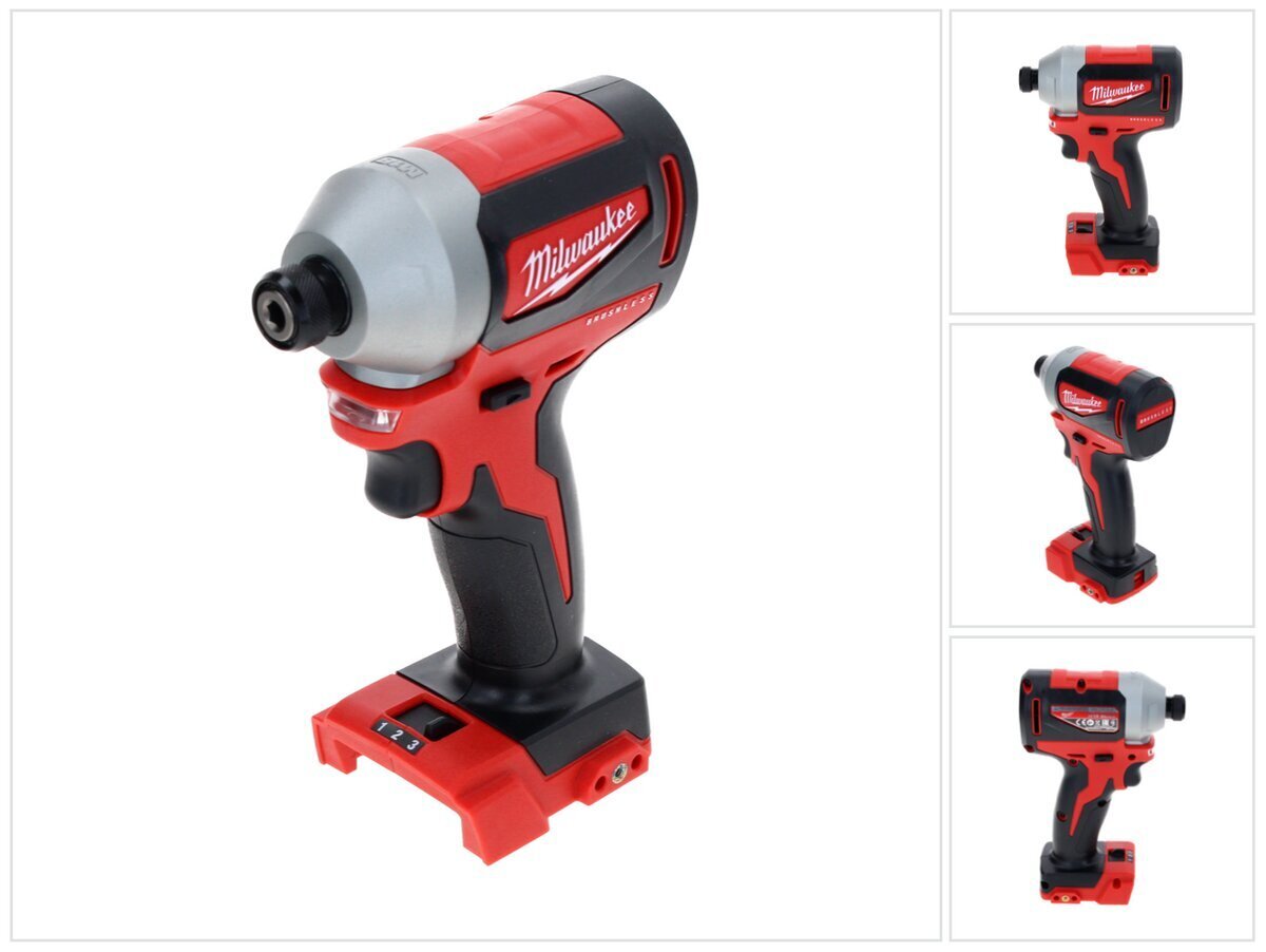 Juhtmeta lööktrell Milwaukee M18 BLID2-0 18 V 180 Nm 1/4" hind ja info | Akutrellid, puurid ja kruvikeerajad | hansapost.ee