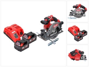 Akuga ketassaag Milwaukee M18 CCS55-502 18 V 165 mm + 2x akut 5,0 Ah + laadija hind ja info | Elektrilised saed, ketassaed ja tarvikud | hansapost.ee