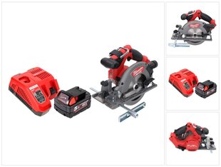 Akuga ketassaag Milwaukee M18 CCS55-501 18 V 165 mm + 1x aku 5,0 Ah + laadija price and information | Electric saws, chain saws and accessories | hansapost.ee