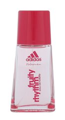 Tualettvesi Adidas Fruity Rhythm EDT naistele 30 ml hind ja info | Parfüümid naistele | hansapost.ee