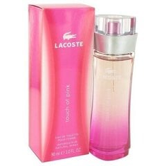 Tualettvesi Lacoste Touch of Pink EDT naistele 90 ml hind ja info | Parfüümid naistele | hansapost.ee