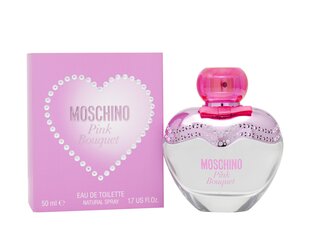 <p>Позвольте <strong>100% оригинальным Женская парфюмерия Pink Bouquet Moschino EDT</strong> удивить вас и создайте женственный образ, используя эти эксклюзивные <strong>женские духи </strong>с уникальным, индивидуальным ароматом. Откройте для себя <strong>100% оригинальные продукты Moschino</strong>!</p><br /><ul><li>Пол: Женщина</li><li>Тип: EDT (Eau de Toilette)</li></ul> цена и информация | Женские духи | hansapost.ee