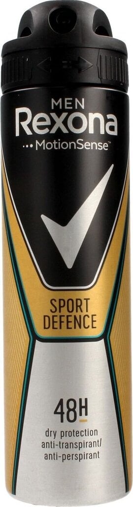 Pihustatav deodorant Rexona Motion Sense Men Dezodorant spray Sport Defence, 150ml hind ja info | Deodorandid | hansapost.ee