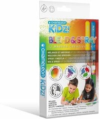 Loominguliste markerite komplekt Chameleon Kidz Blend & Spray hind ja info | Kunstitarbed, voolimise tarvikud | hansapost.ee