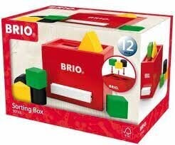 Игра в деревянные кубики Brio, красная цена и информация | Игрушки для малышей | hansapost.ee