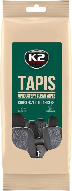 Niisked salvrätikud tekstiilile K2 Tapis, 24 tk. цена и информация | Autokeemia | hansapost.ee