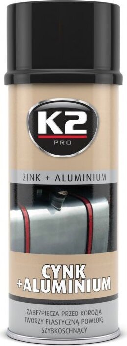 Värv K2 Cynk+Aluminium, 400 ml hind ja info | Autokeemia | hansapost.ee