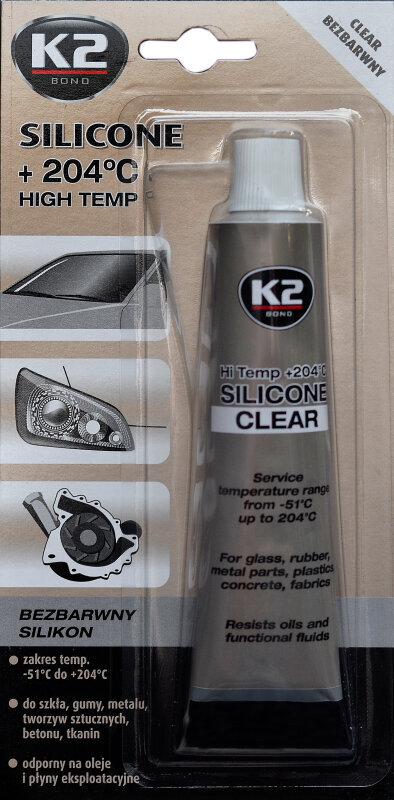 Tihendussilikoon värvitu K2, 85 g hind ja info | Autokeemia | hansapost.ee