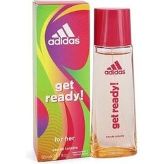Adidas Get Ready! EDT naistele 50 ml цена и информация | Духи для Нее | hansapost.ee