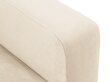 Panoraam parempoolne nurgadiivan velvet sofa Venus, 6 istekohta, helebeež v. hind ja info | Nurgadiivanid ja nurgadiivanvoodid | hansapost.ee
