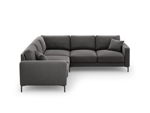 Sümmeetriline nurgadiivan velvet sofa Venus, 5 istekohta, hall цена и информация | Угловые диваны | hansapost.ee