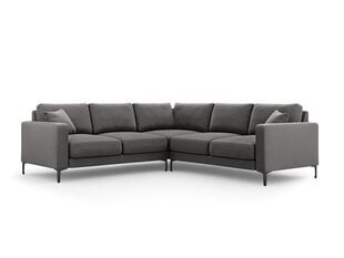 Sümmeetriline nurgadiivan velvet sofa Venus, 5 istekohta, hall цена и информация | Угловые диваны | hansapost.ee