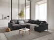 Sümmeetriline nurgadiivan velvet sofa Venus, 5 istekohta, hall hind ja info | Nurgadiivanid ja nurgadiivanvoodid | hansapost.ee