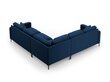 Sümmeetriline nurgadiivan velvet sofa Venus, 5 istekohta, tumesinine hind ja info | Nurgadiivanid ja nurgadiivanvoodid | hansapost.ee