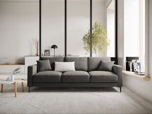 Трехместный velvet диван Venus, св. серый цвет цена и информация | Диваны | hansapost.ee