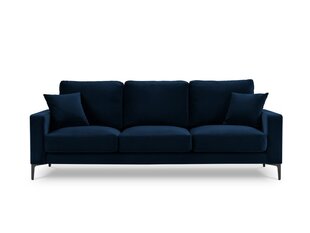 Трехместный velvet диван Venus, темно-синий цвет цена и информация | Диваны | hansapost.ee