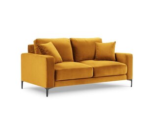 Двухместный velvet диван Venus, желтый (горчичный) цена и информация | Диваны | hansapost.ee