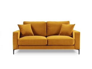 Двухместный velvet диван Venus, желтый (горчичный) цена и информация | Диваны | hansapost.ee