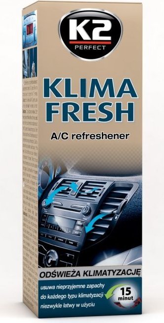 Konditsioneeri puhastusvahend K2 Klima Fresh, 150 ml hind ja info | Autokeemia | hansapost.ee