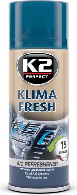 Konditsioneeri puhastusvahend K2 Klima Fresh, 150 ml цена и информация | Autokeemia | hansapost.ee