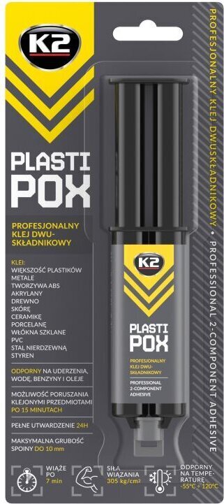 Epoksiidliim K2 Plastipox, 25 g hind ja info | Autokeemia | hansapost.ee
