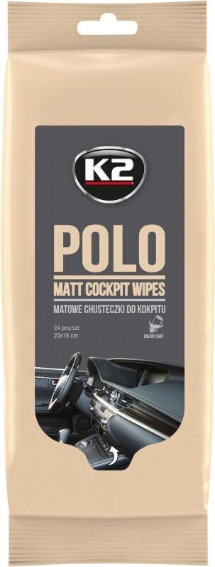 Niisked salvrätikud armatuurlauale K2 Polo, 24 tk. цена и информация | Autokeemia | hansapost.ee